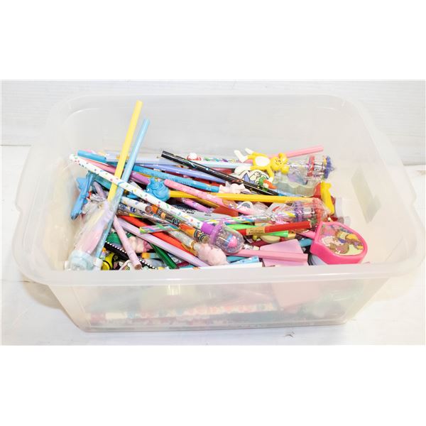 VARIOUS CARTOON THEME PENCILS & ERASERS