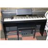 Image 1 : PRIVIA ELECTRIC PIANO W/BENCH (H-37" W-13" L-52")