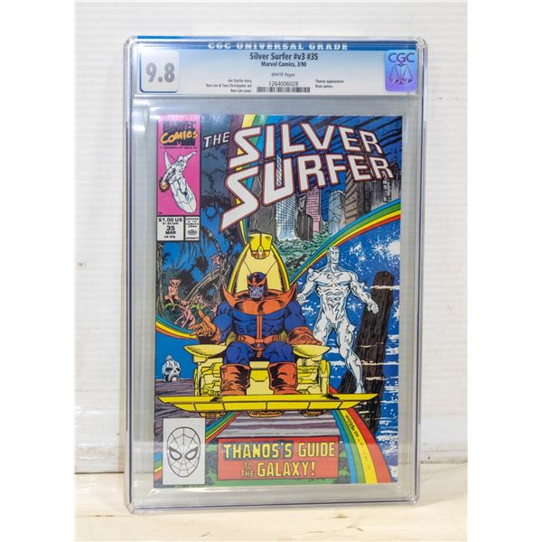 MARVEL SILVER SURFER #35 CGC COMIC, THANOS STORY