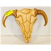 Image 1 : HANDMADE WOODEN BULL WALL ORNAMENT 12" X 16"