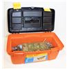 Image 1 : TOOL BOX FULL OF NAILS, SCREWS, & TOOL ACCESSORIES