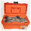 Image 1 : TOOL BOX FULL OF NAILS, SCREWS, & TOOL ACCESSORIES