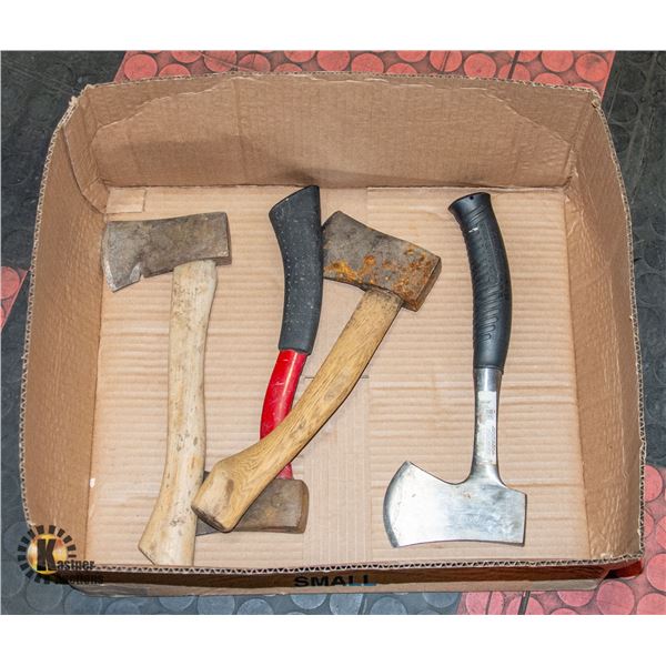 4 HATCHETS