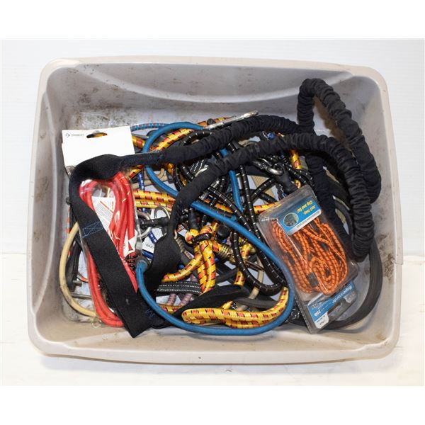 TUB FULL OF BUNGEE CORDS