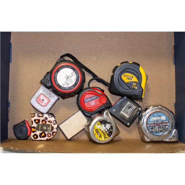 FLAT OF TAPE MEASURES