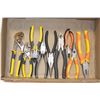 3 SETS OF PLIERS AND SIDE CUTTERS