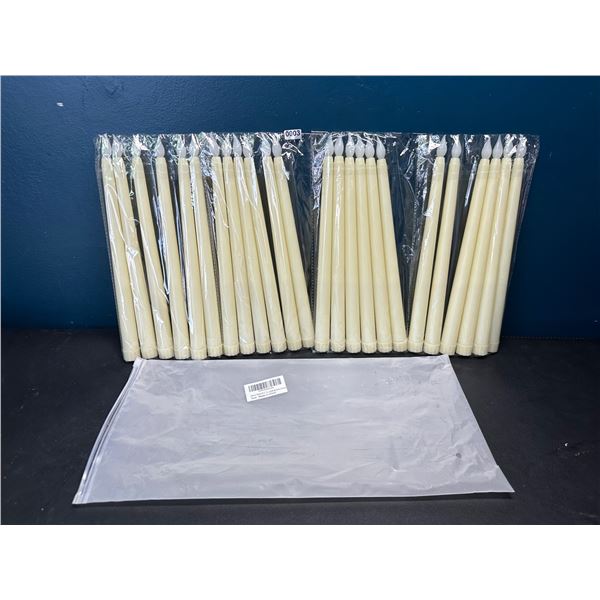 Lot of 2 Packs of Flames LED Candles - 24PCS Each