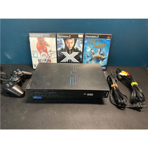 Lot of 1 Sony Playstation 2 Console - Complete with Games!