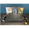 Image 1 : Lot of 1 Sony Playstation 2 Console - Complete with Games!