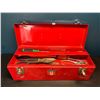 Image 1 : Lot of 1 Red Tool Box - USED
