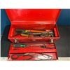 Image 2 : Lot of 1 Red Tool Box - USED