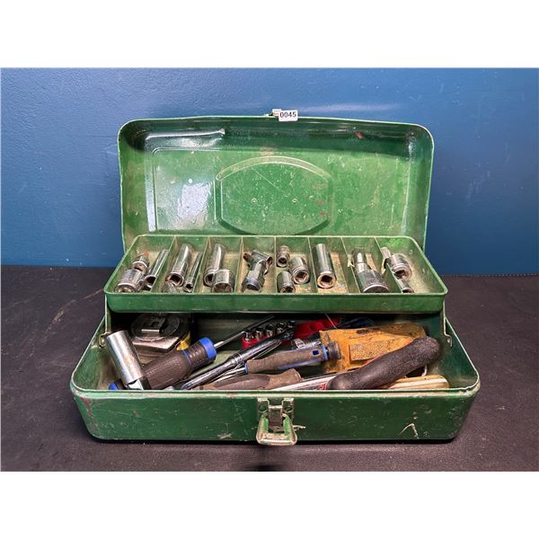 Lot of 1 Green Tool Box - USED