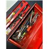 Image 3 : Lot of 1 Red Tool Box - USED