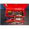 Image 2 : Lot of 1 Red Tool Box - USED