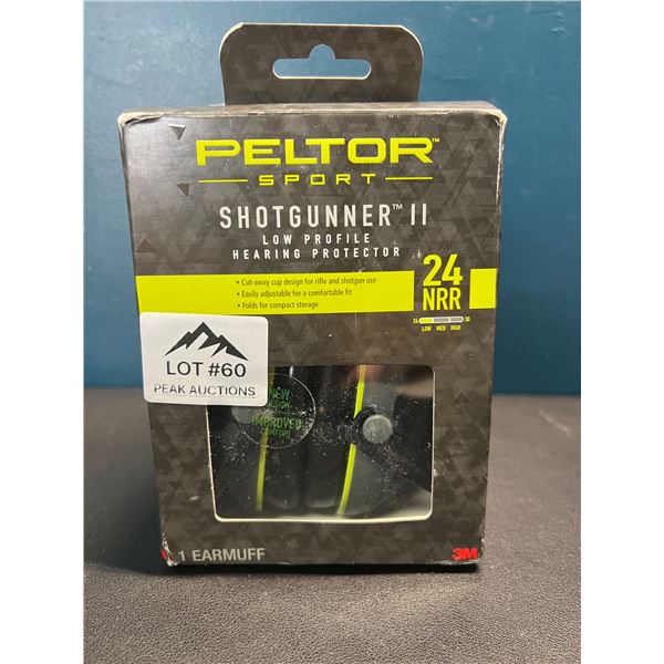 Lot of 1 Peltor Sport Shotgunner II Low Profile Hearing Protection