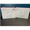 Image 1 : Lot of 2 Glynzak Rose Gold Cordless Rechargeable Headphones