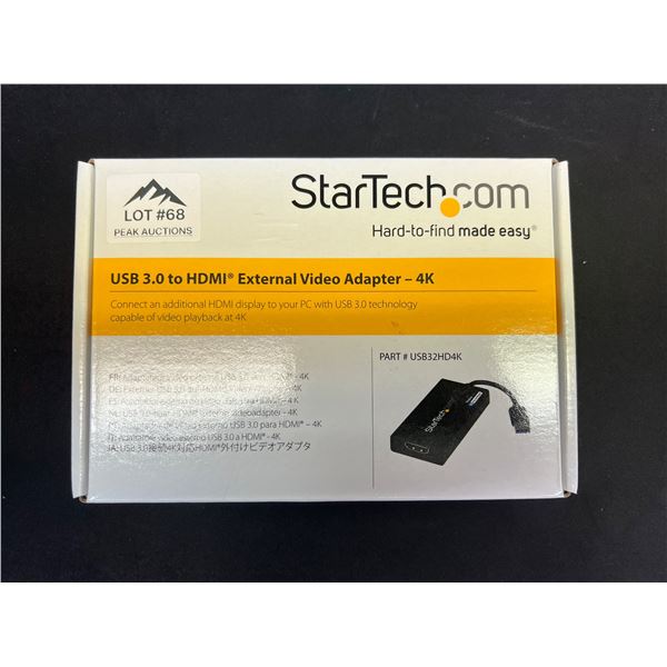 Lot of 1 Starch USB 3.0 to HDMI External Video Adapter - 4K