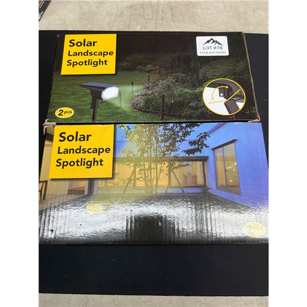 Lot of 2 Boxes of Solar Landscape Lights - 2PCS PER BOX!