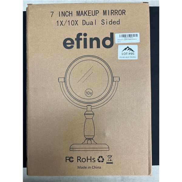 Lot of 1 7" Makeup Mirror 1x/10x