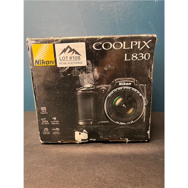 Lot of 1 Nikon Coolpix L830 - USED