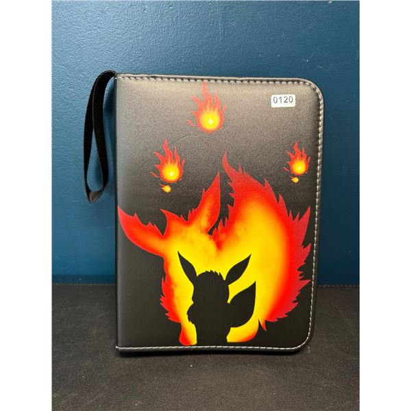 Lot of 1 Full Size Binder of Pokemon Cards - OVER 130 CARDS!