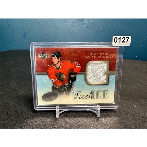 Lot of 1 Hockey Jersey Card Brent Seabrook - Blackhawks
