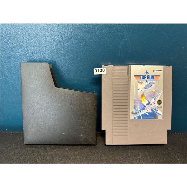 Lot of 1 Vintage Nes Game Top Gun with Sleeve