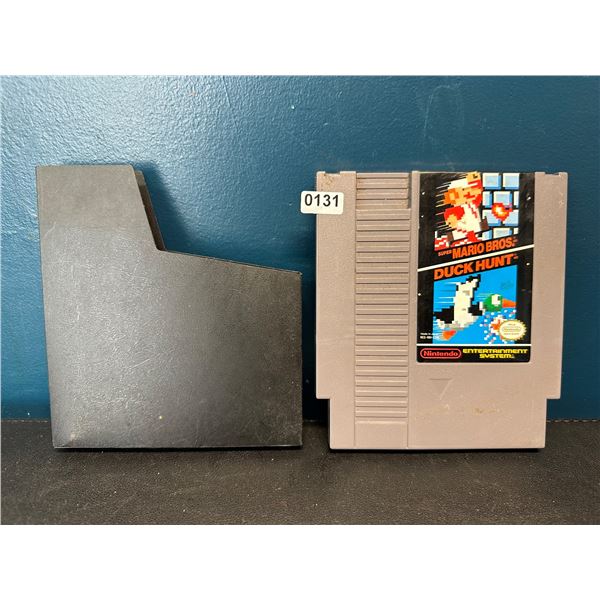 Lot of 1 Vintage Nes Game Mario Bros and Duck Hunt