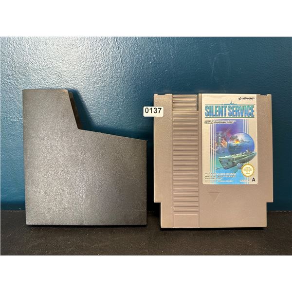 Lot of 1 Vintage Nes Game Silent Service