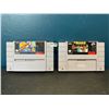 Image 1 : Lot of 2 SNES Games NCAA Basketball and Royal Rumble