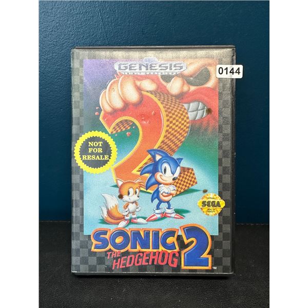 Lot of 1 Sega Game Sonic The Hedgehog 2 - NOT FOR RESALE EDITION!