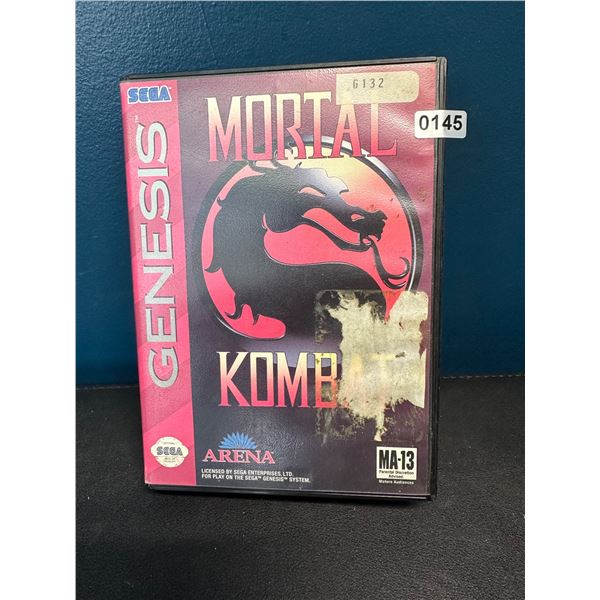 Lot of 1 Sega Game Mortal Kombat