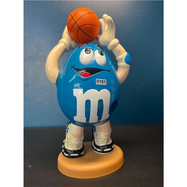 Lot of 1 90s Vintage Era Blue m&m's Candy Dispenser