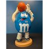 Image 1 : Lot of 1 90s Vintage Era Blue m&m's Candy Dispenser