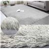 Image 2 : Lot of 1 Fluffy Area Rug 5.25ftx7.55ft