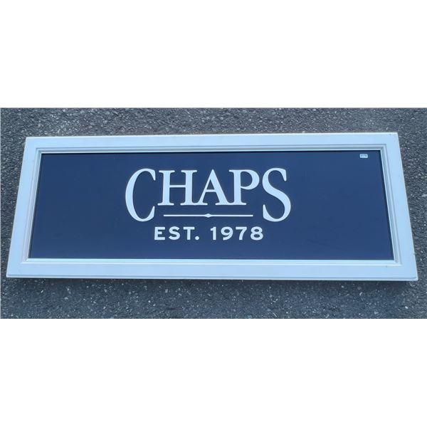 Lot of 1 Chaps LARGE Display Piece - Great man cave piece!