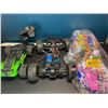 Image 1 : Lot of 2 RC Cars and New Shell - USED