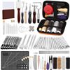 Image 1 : Lot of 1 Leather Crafting Tool Kit