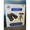 Image 1 : Lot of 1 Pair of 12x42 Powerful HD Binoculars w/ Tripod Stand