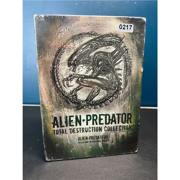 Lot of 1 Alien Predator Total Destruction Collection DVD Set