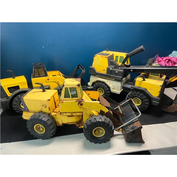Lot of 3 Assorted Tonka Trucks