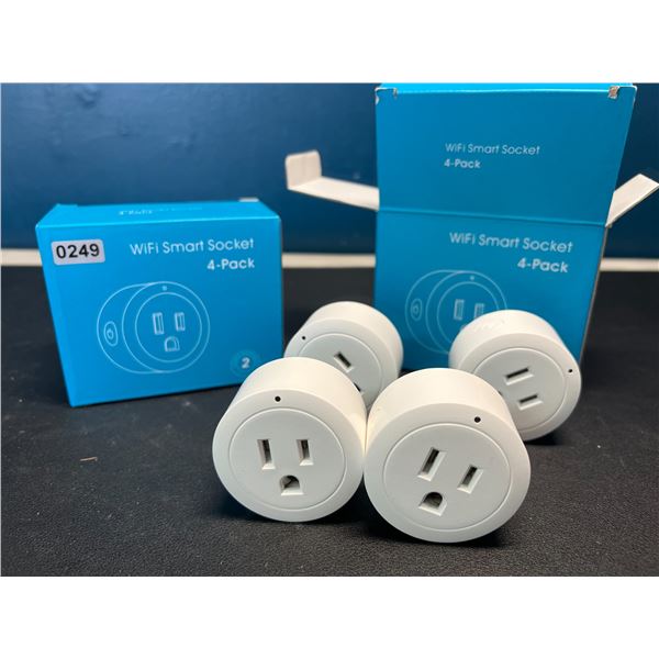 Lot of 2 Multi-Packs of WiFi Smart Plugs/Sockets - 4pcs per box!