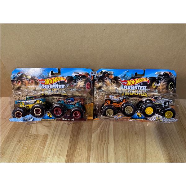 Lot of 2 Hot Wheels Monster Trucks