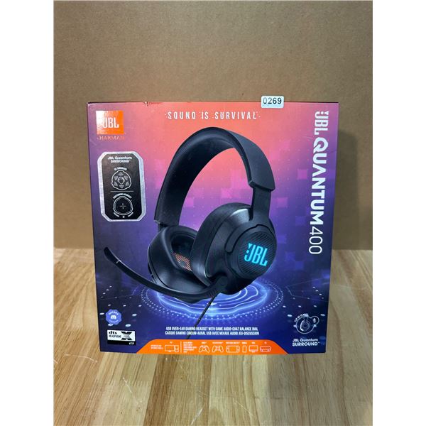 Lot of 1 JBL Quantam400 Gaming Headset - For PC, Xbox, Playstation, Switch, etc.