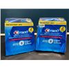 Image 1 : Lot of 2 Boxes of Crest 3D Whitestrips Teeth Whitening Kits - TwinPacks (2x28 strips per box)