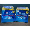 Image 1 : Lot of 2 Boxes of Crest 3D Whitestrips Teeth Whitening Kits - TwinPacks (2x28 strips per box)