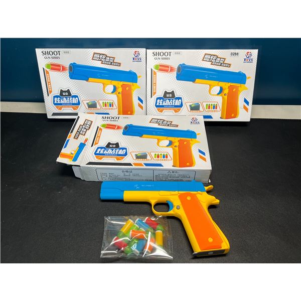 Lot of 3 Projectile Toy Guns