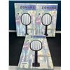 Image 1 : Lot of 3 Rechargeable Electric Fly Swatters/Bug Zappers