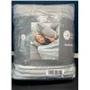 Image 1 : Lot of 1 Sherpa Fleece Blanket - Grey