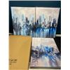 Image 1 : Lot of 1 Canvas Wall Art Set - 3PCS